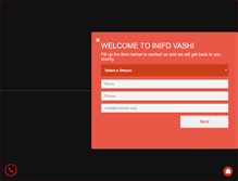 Tablet Screenshot of inifdvashi.com